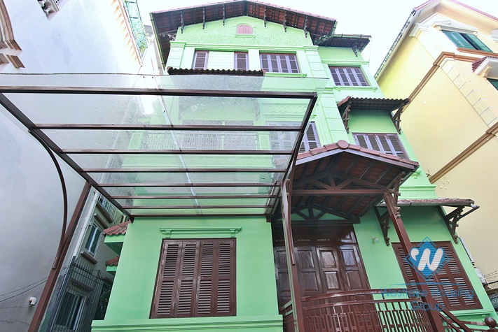 A spacious house with big garage in To ngoc van, Tay ho, Ha noi